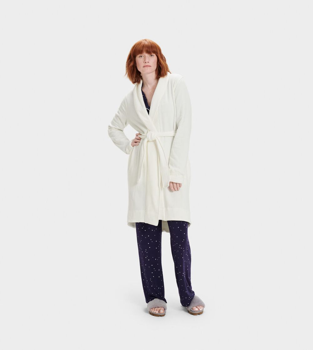 Ugg Robe Womens - Ugg Blanche Ii White - 470LFSOZH